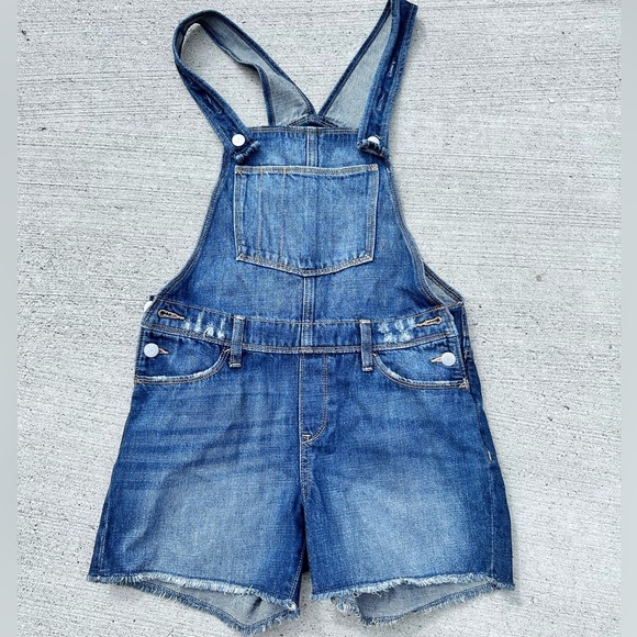 Old Navy Blue Denim Kids Romper - Picture 1 of 3